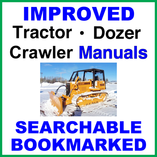 Product picture Collection of 2 files - Case 1150E 1155E Dozer Crawler Service Repair Manual & Operators Instruction Manual - IMPROVED - DOWNLOAD