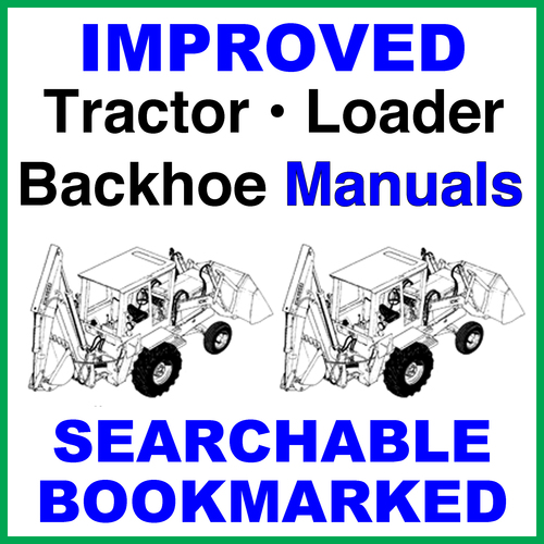 Product picture Collection of 2 files - Case 580N, 580SN, 580SN-WT, 590SN TLB Repair Service Manual & Operators Manual - DOWNLOAD