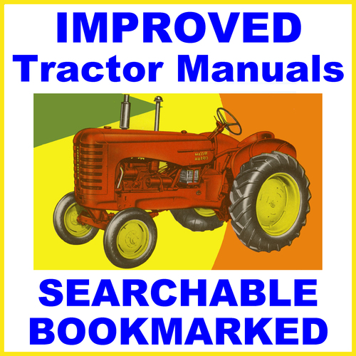Product picture Massey-Harris MH Model 20 & 22 Tractor Shop Workshop Repair Manual - IMPROVED - DOWNLOAD
